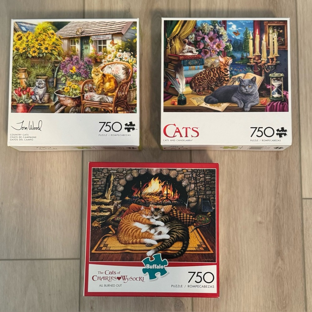 Buffalo Games Jigsaw Puzzles – Bundle of 3